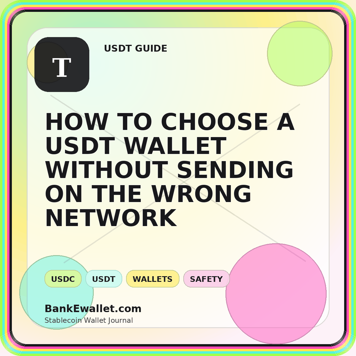 USDT Wallet Guide guide artwork by BankEwallet.com